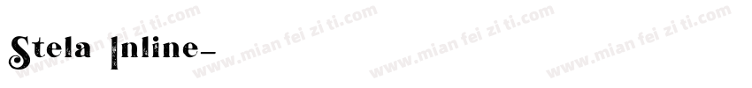 Stela Inline字体转换